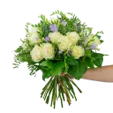 Kytice růží s fréziemi